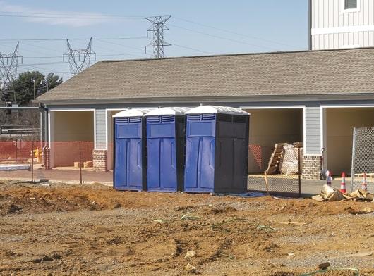 the number of construction portable restrooms required depends on the number of workers and the duration of the project